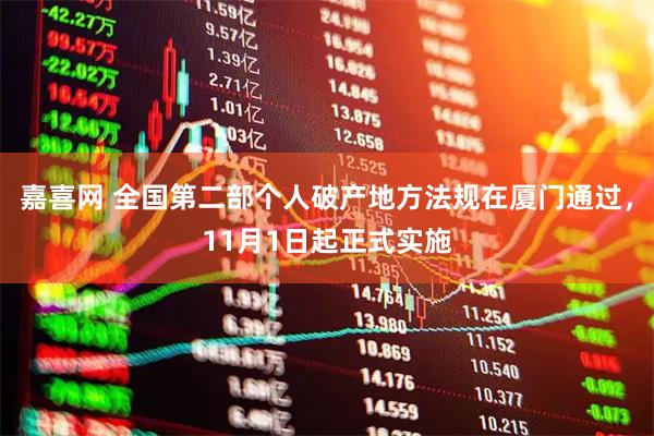 嘉喜网 全国第二部个人破产地方法规在厦门通过，11月1日起正式实施