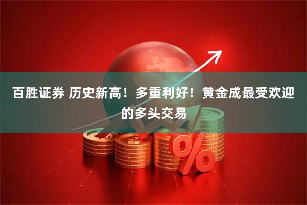 百胜证券 历史新高！多重利好！黄金成最受欢迎的多头交易